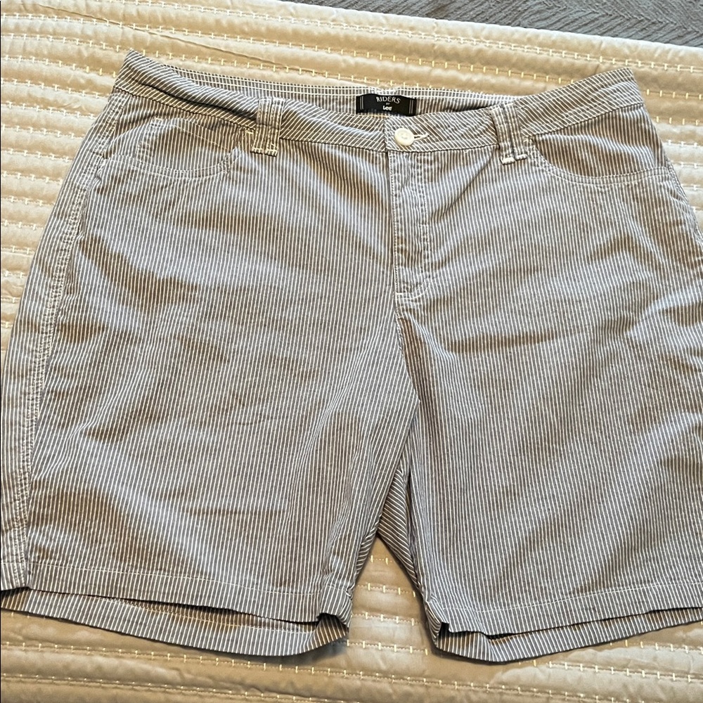 Lee Pinstriped Shorts